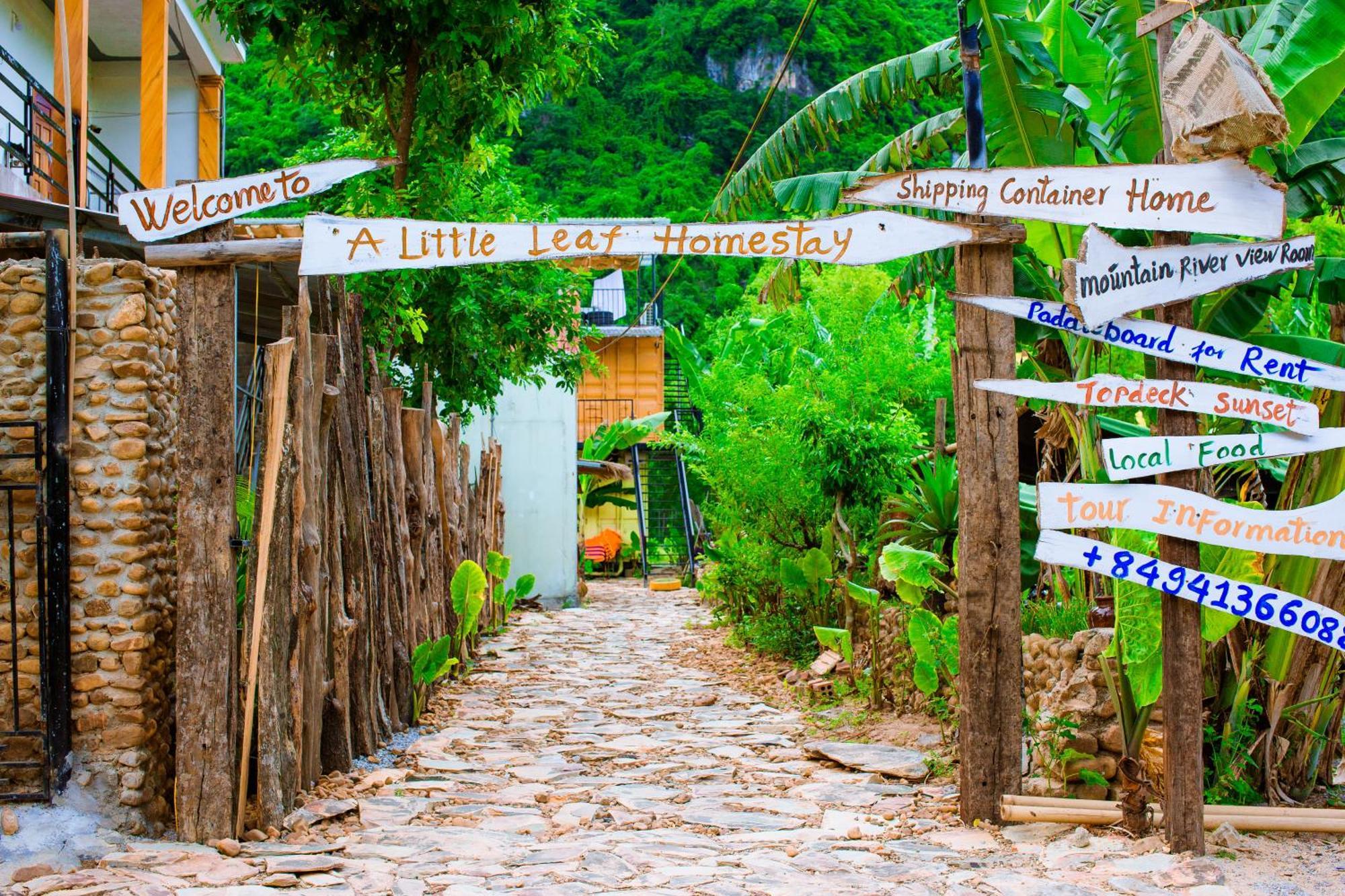 Phong Nha A Little Leaf Homestay Exterior foto